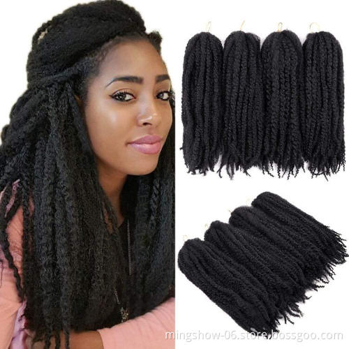 Wholesale 18" afro kinky marley braid hair extension